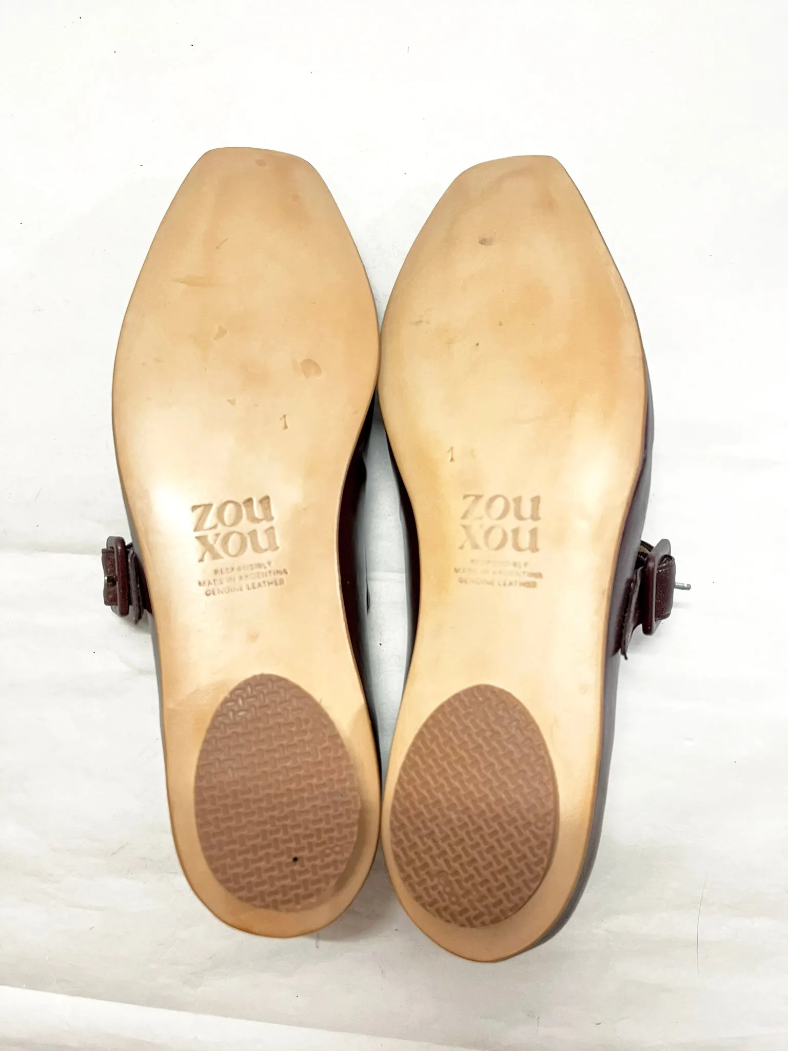 Eugenia Flat in Hazelnut Size 41