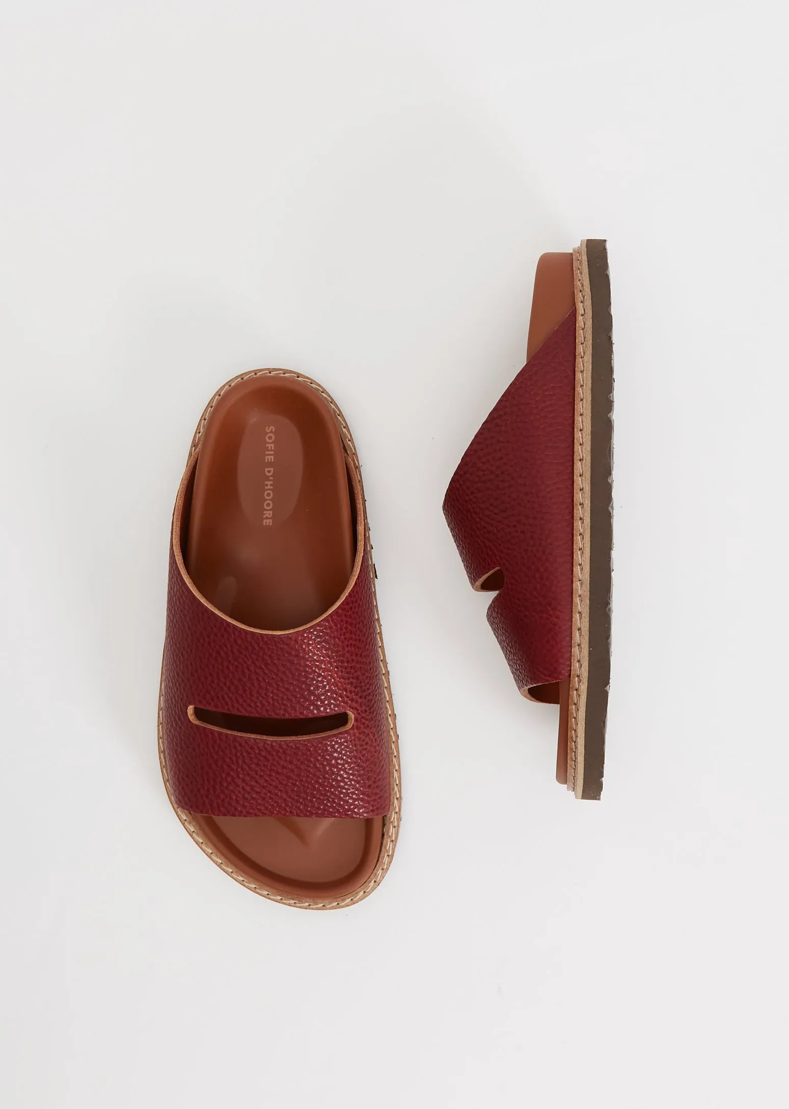 Fabia Leather Slip-in Sandal