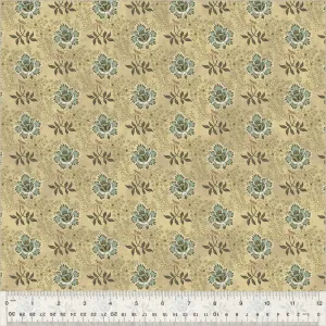 Fabric GARDEN ROW ALMOND from GARDEN TALE Collection by Jeanne Horton 53825-12