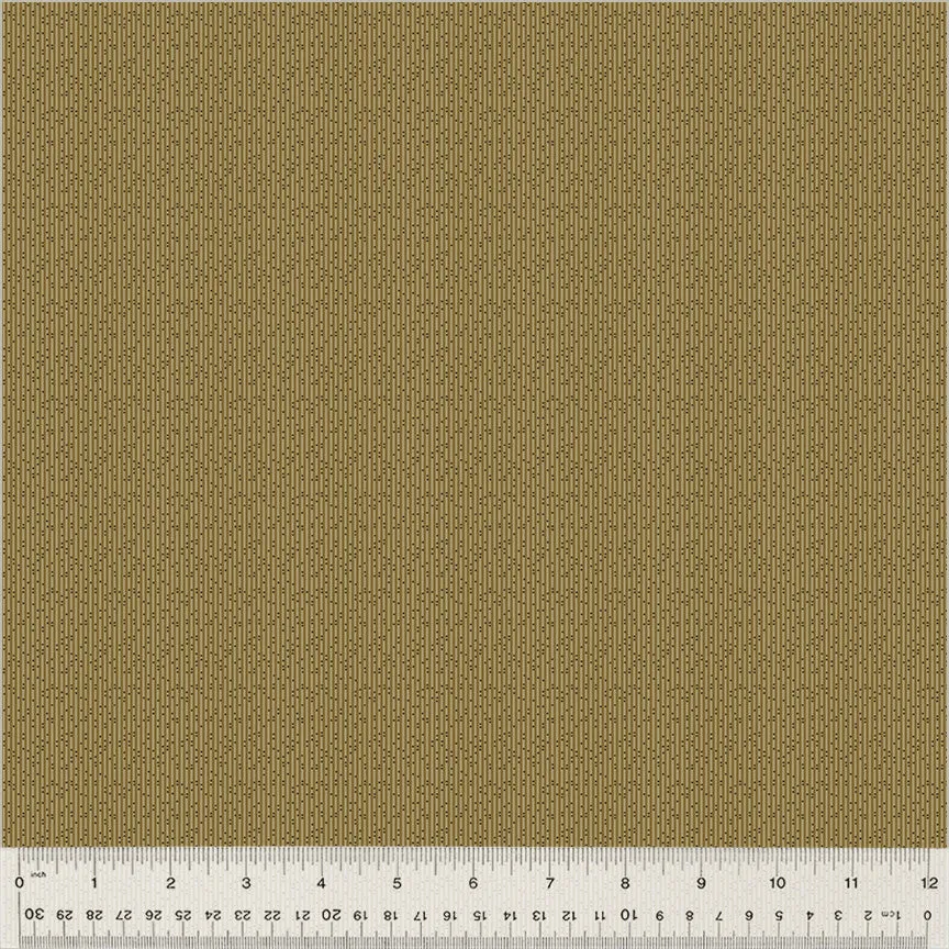 Fabric PINPOINT CARAMEL from GARDEN TALE Collection by Jeanne Horton 53823-16