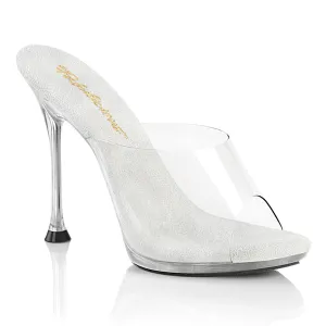 Fabulicious Cupid 401 Womens 4 1/2" Heel, Mules/Slip-Ons