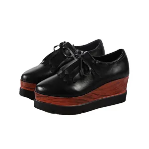 Fashion British Style Women's Platform Flats