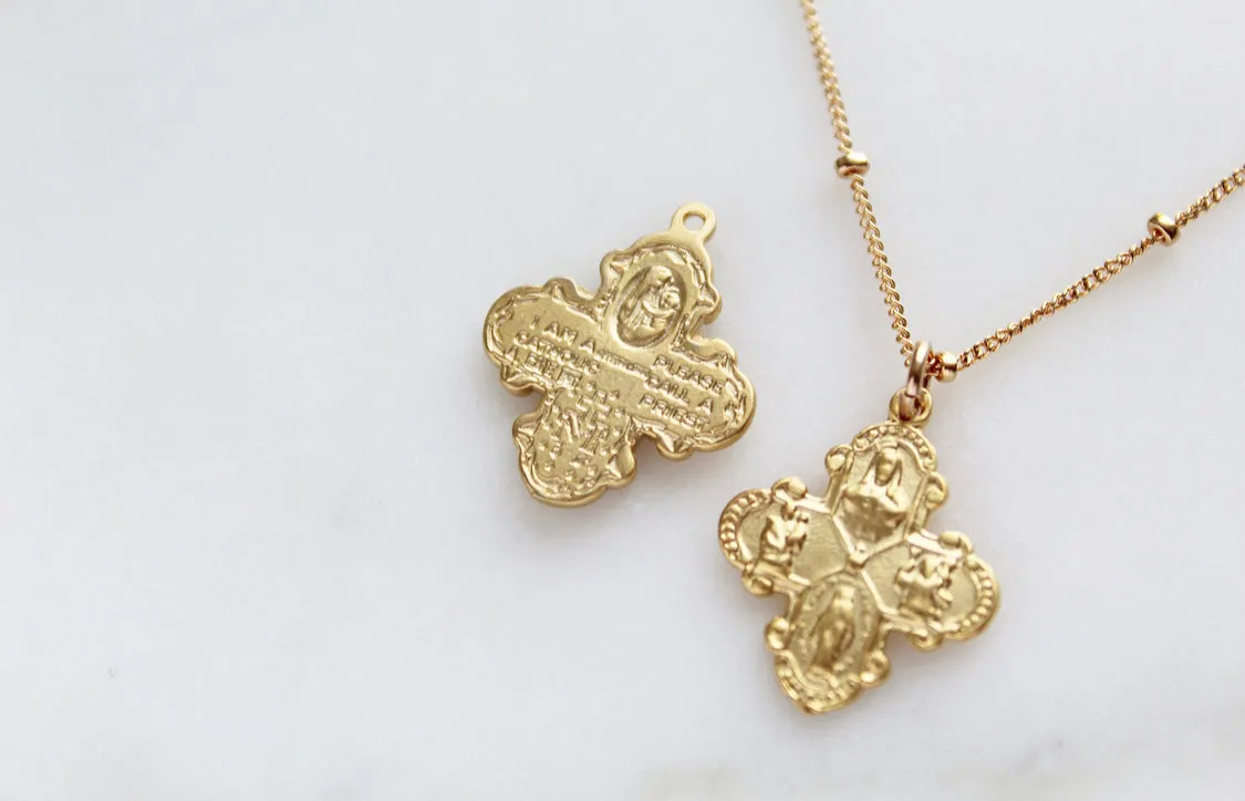 Four Way Cross Necklace