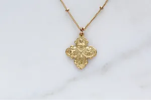 Four Way Cross Necklace
