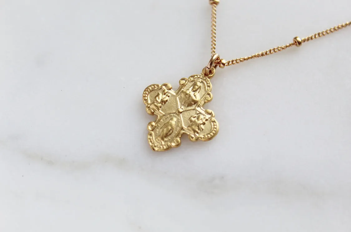 Four Way Cross Necklace