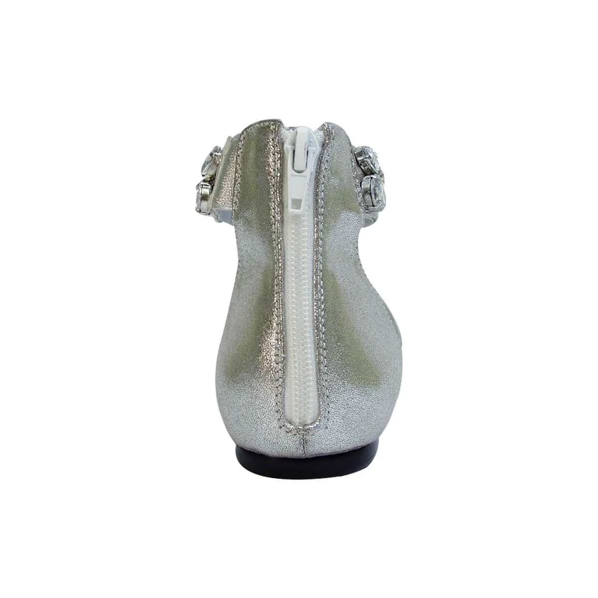 FUZZY Jill Women's Wide Width Open Shank Casual Dress Flats
