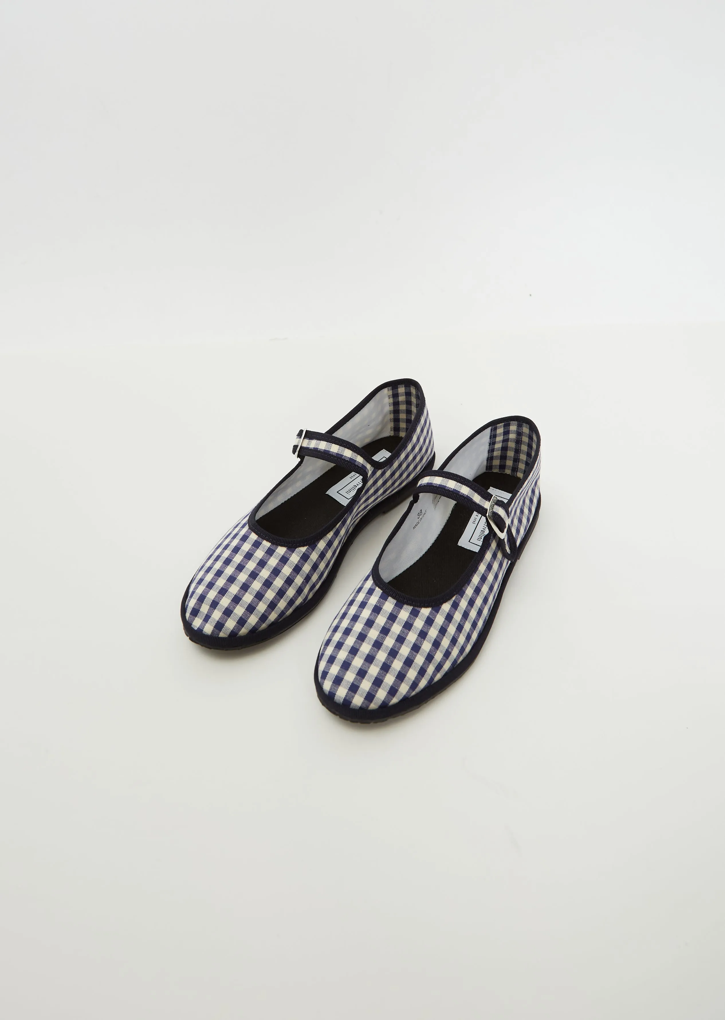 Gingham Mary Janes
