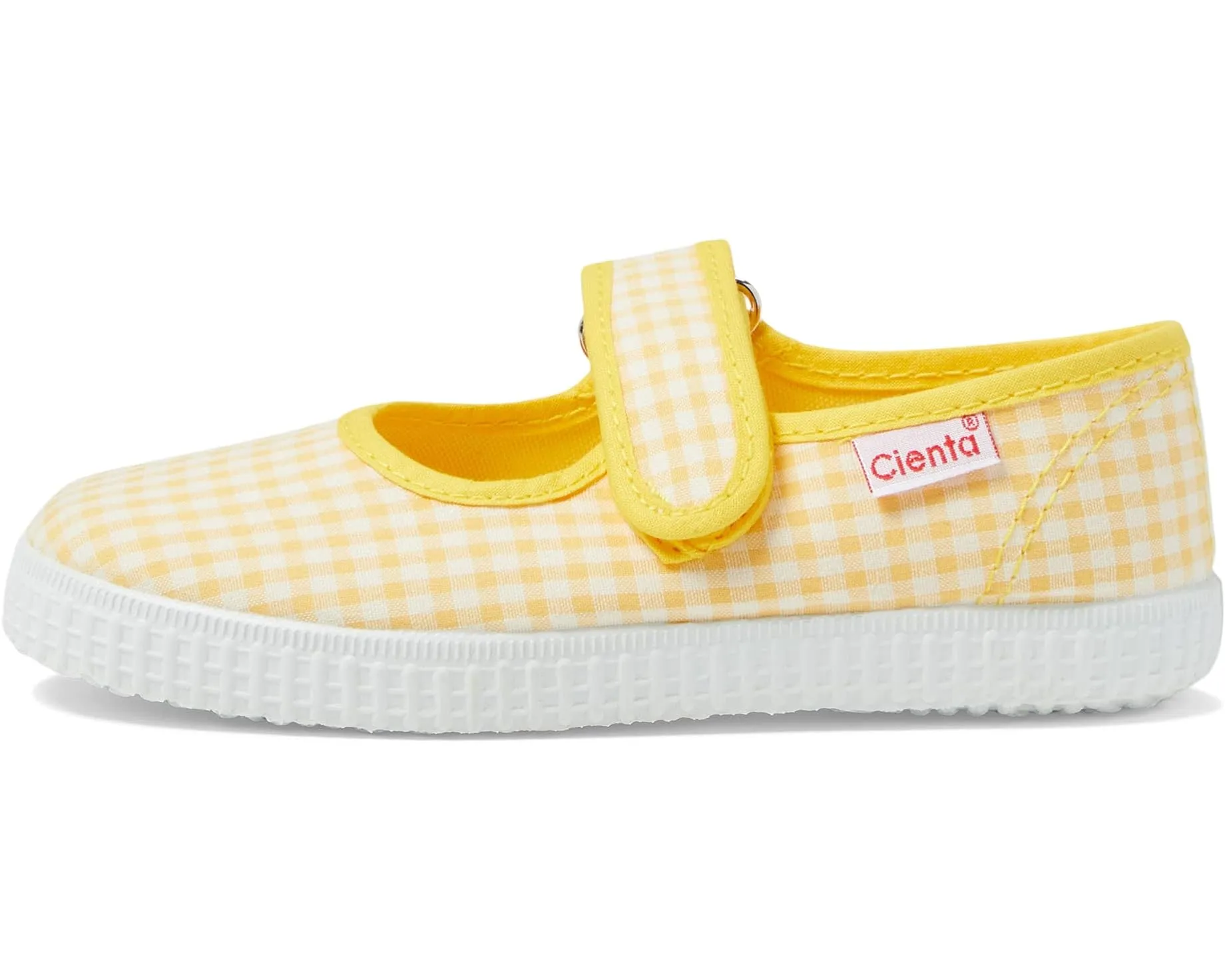 gingham mary janes