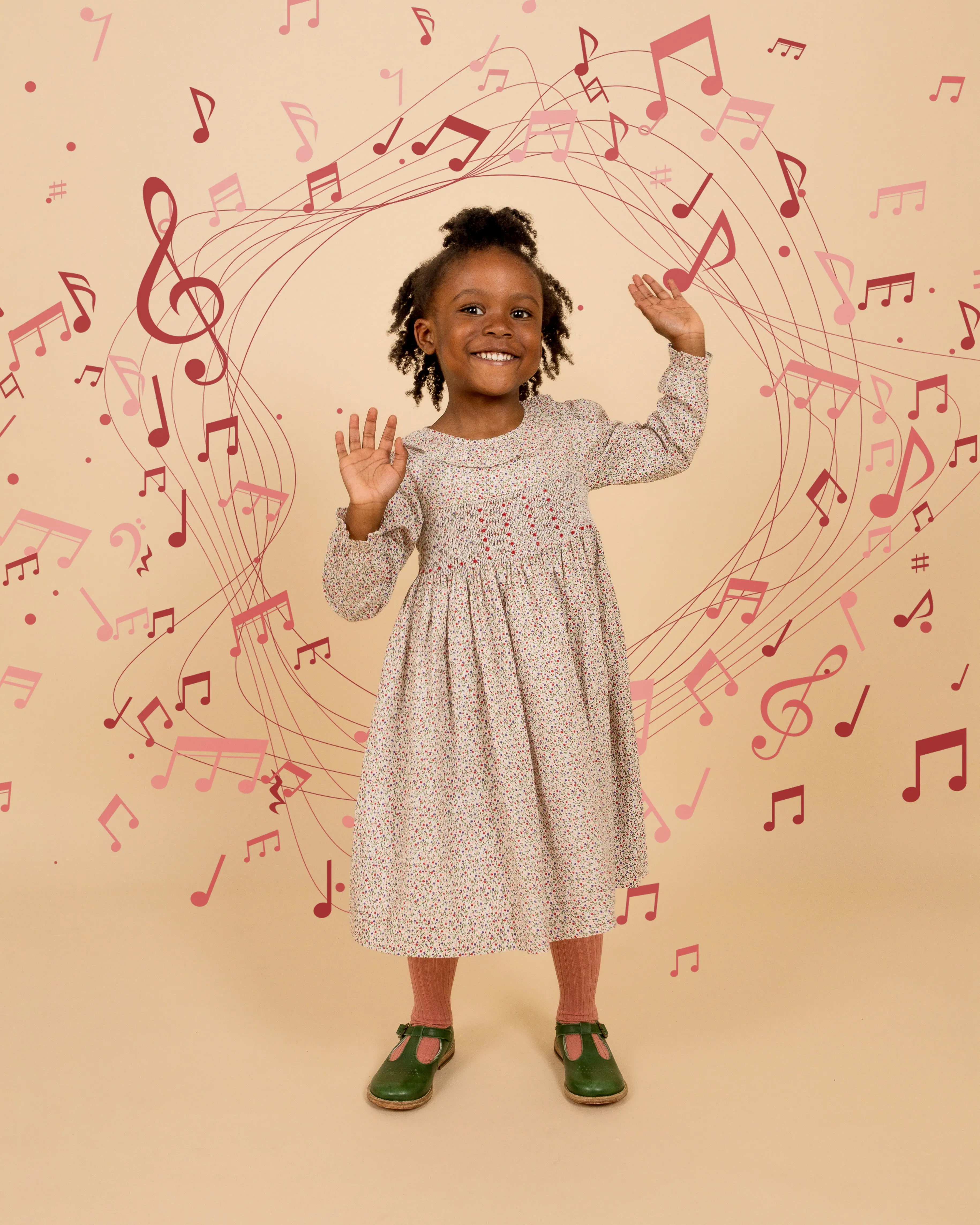 Girls Smocked Dress - Notting Hill