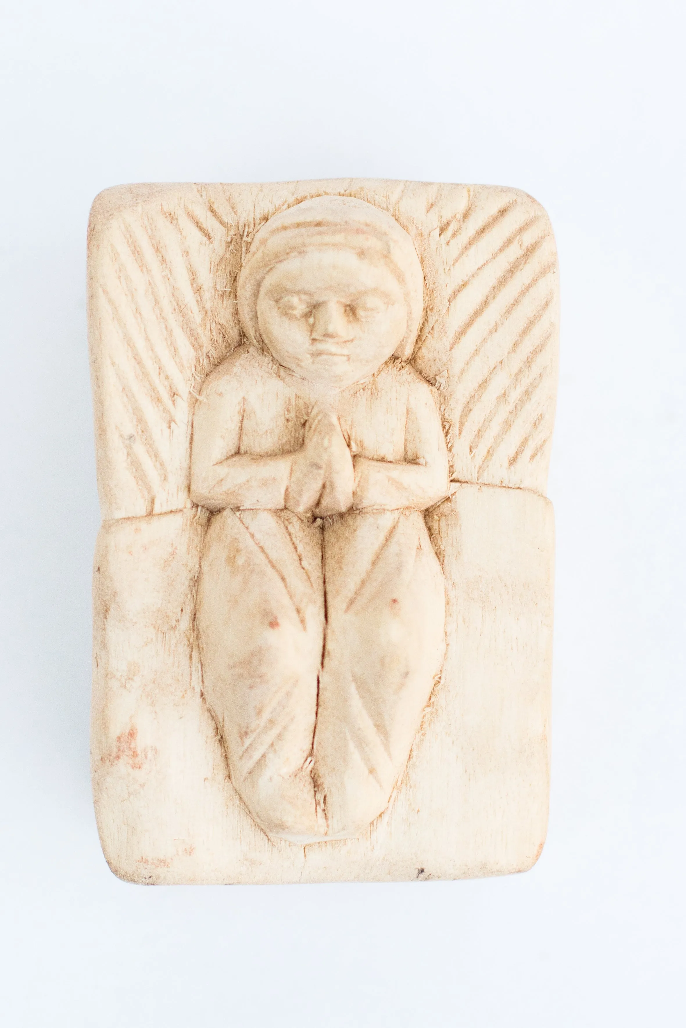 Hand-Carved Fanazava Wood Nativity (9 Figures)