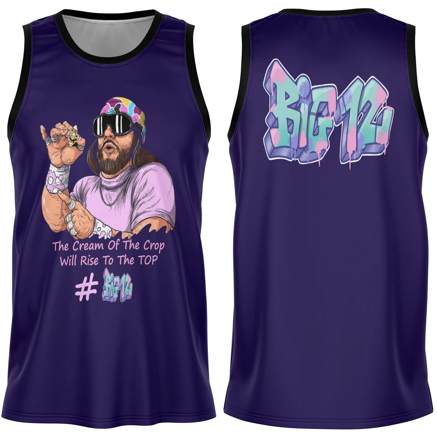 Hebrew Israelite Cream Of The Crop Royal Purple Basketball Jersey