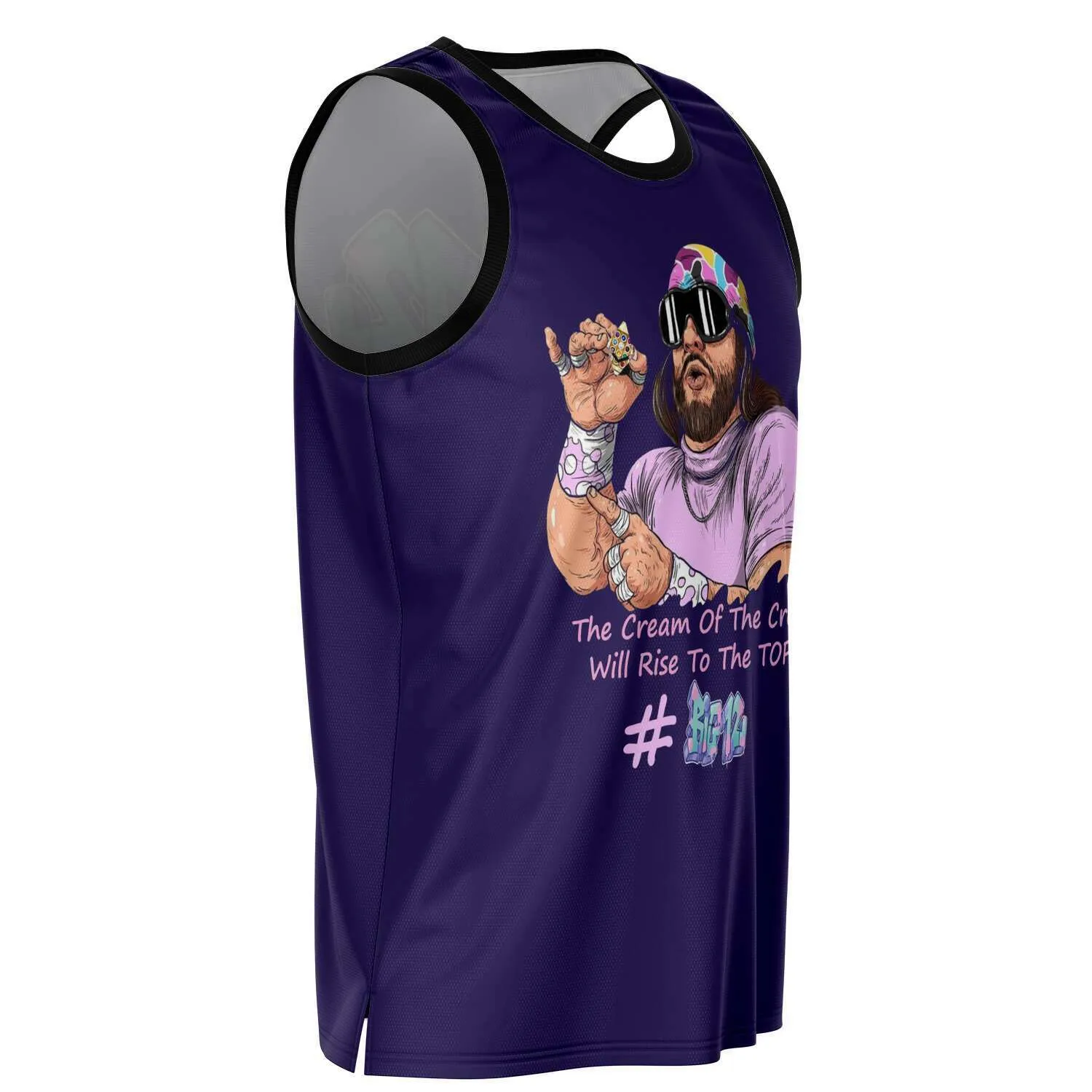Hebrew Israelite Cream Of The Crop Royal Purple Basketball Jersey