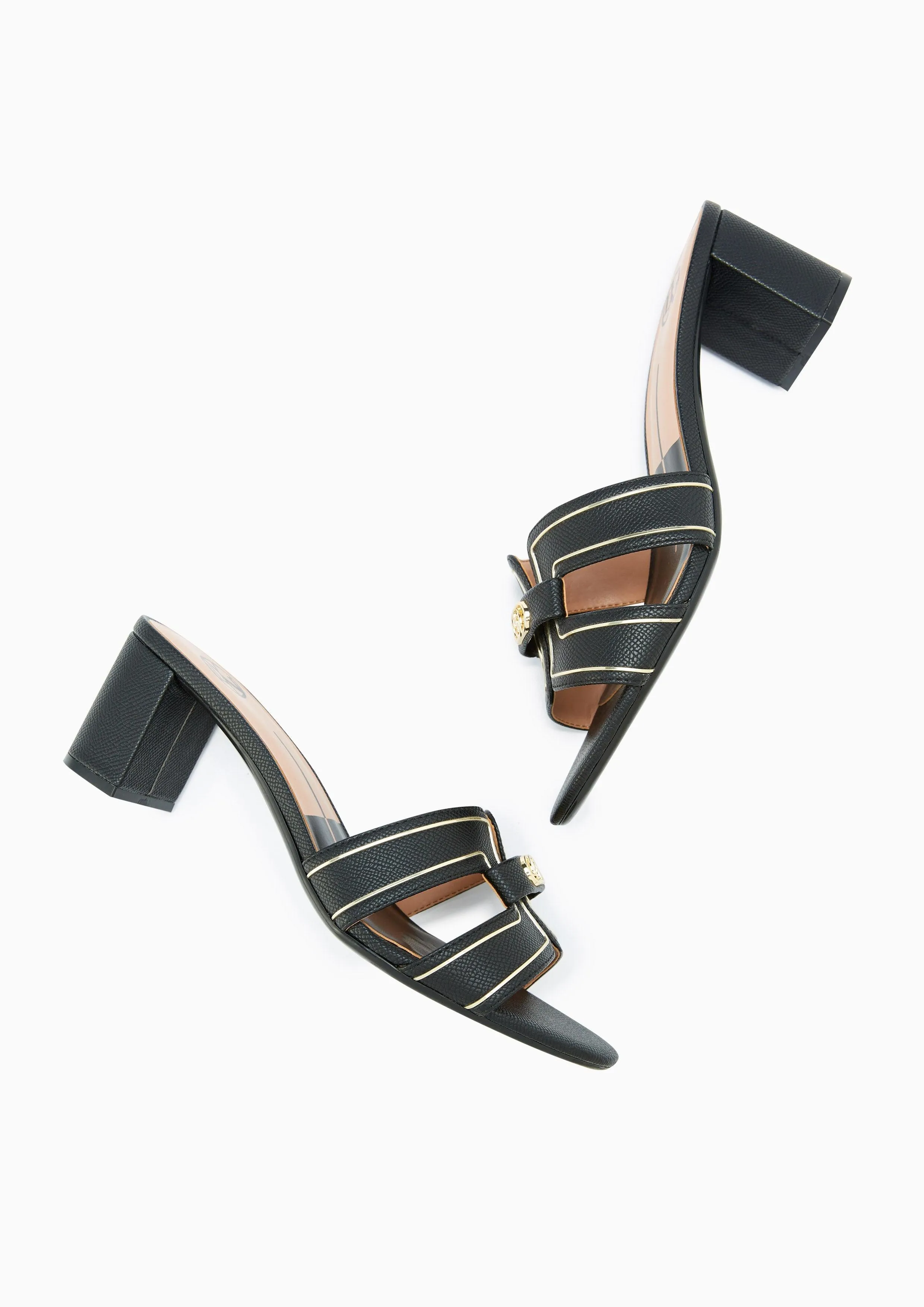 Hey Mid Heel Sandals Black