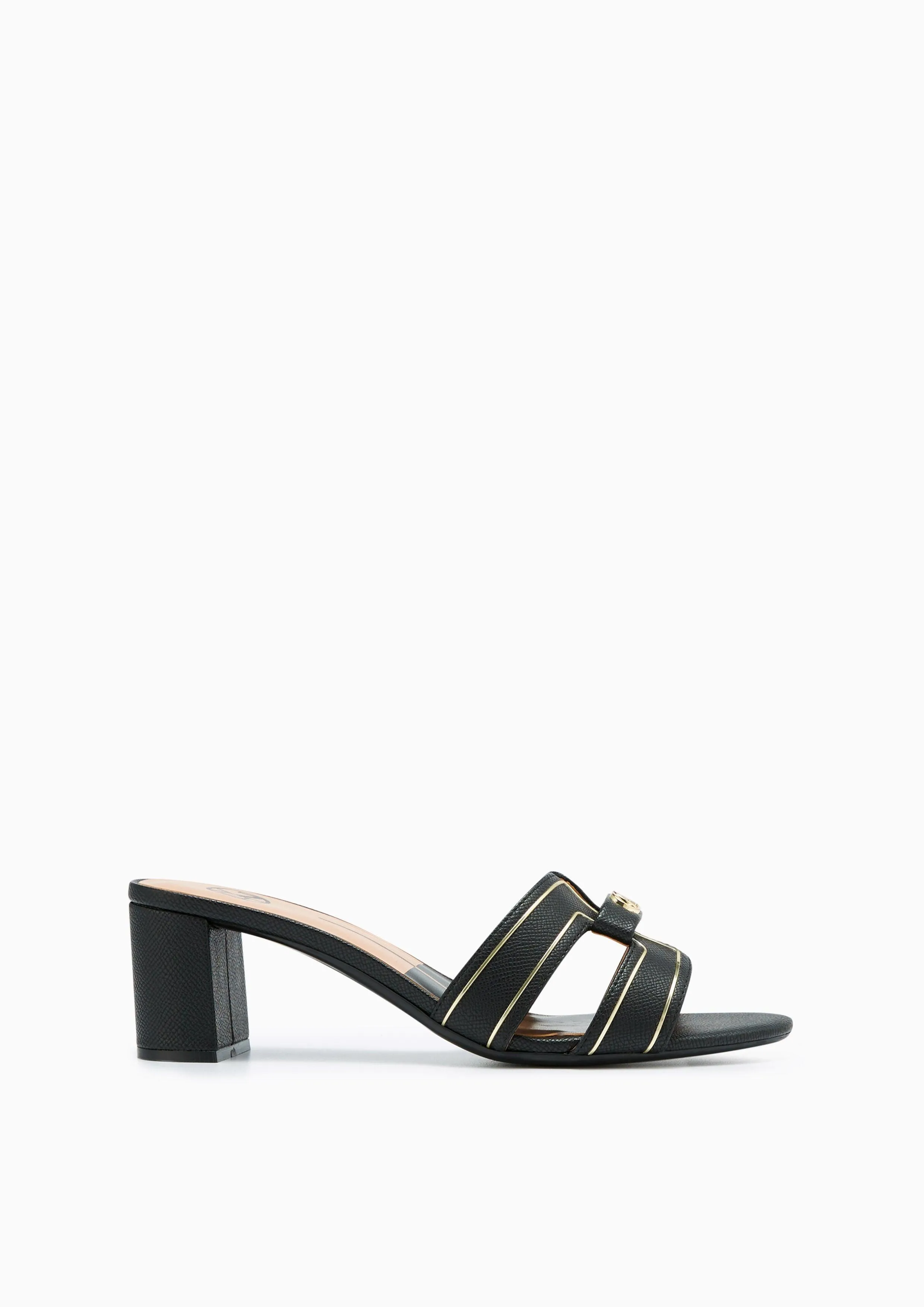 Hey Mid Heel Sandals Black