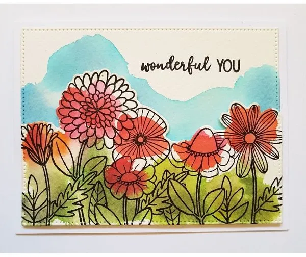 Jane's Doodles Clear Stamps 4"x 6" - Wonderful You*