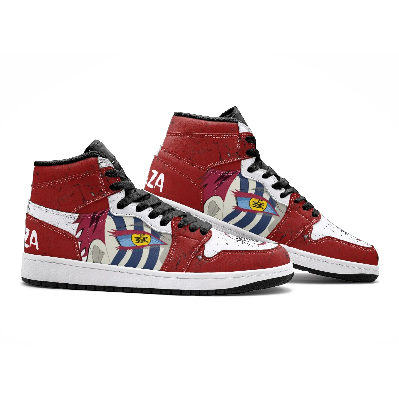 Japan Custom Akaza OG Anime Demon Cosplay Slayer Streetwear Fashion  Unisex Leather Sneakers