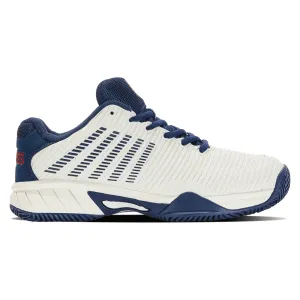 K-Swiss Hypercourt Express 2 HB Tennis Shoes (Boys) - Blanc/Blue Opal/Lollipop