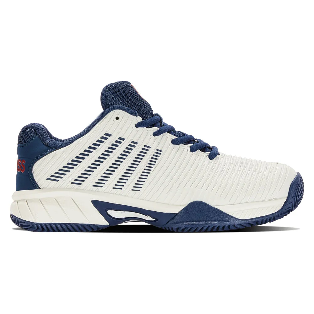 K-Swiss Hypercourt Express 2 HB Tennis Shoes (Boys) - Blanc/Blue Opal/Lollipop