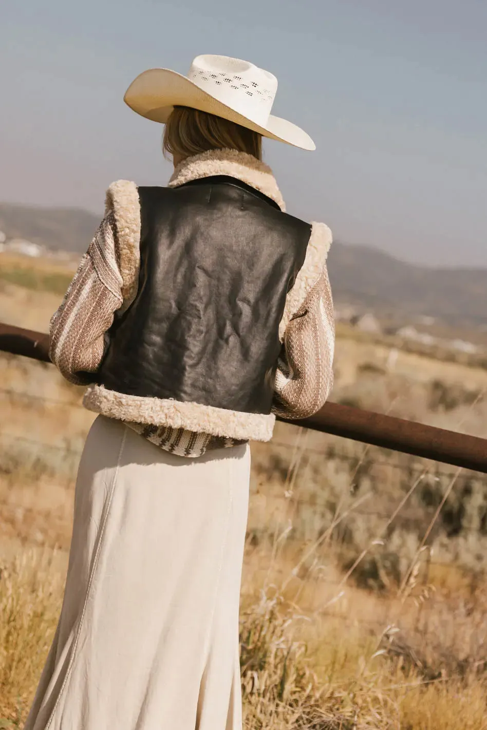 Kezia Faux Leather Vest - FINAL SALE