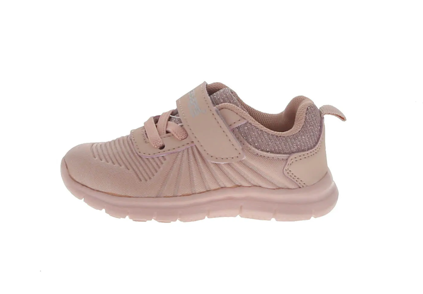 KID'S SHOES BLUSH FABRIC/GLITTER TENNIS TENNIS 6561-18