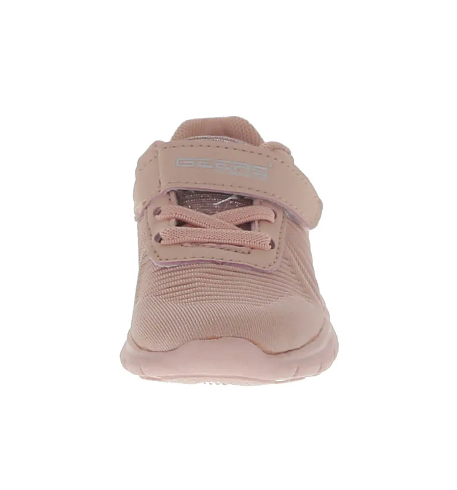 KID'S SHOES BLUSH FABRIC/GLITTER TENNIS TENNIS 6561-18