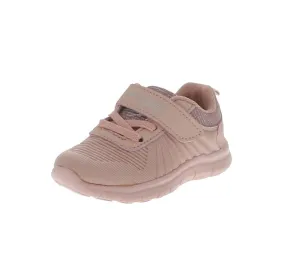 KID'S SHOES BLUSH FABRIC/GLITTER TENNIS TENNIS 6561-18
