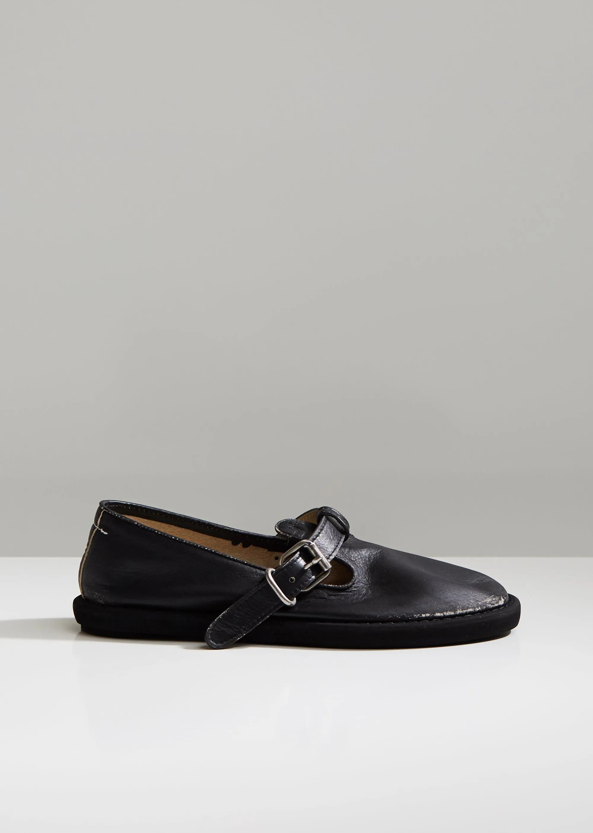 Leather Mary Janes