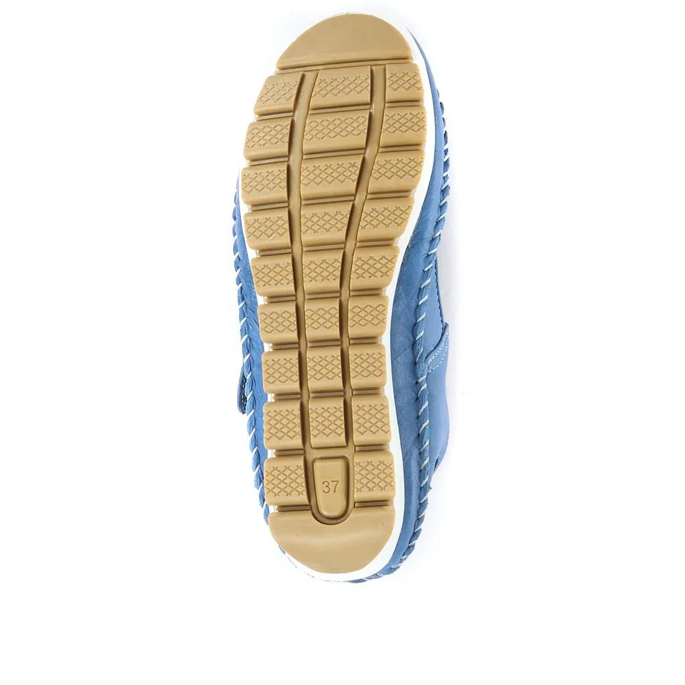 Leather Touch Fastening Mary Janes - SIMIN31005 / 318 210
