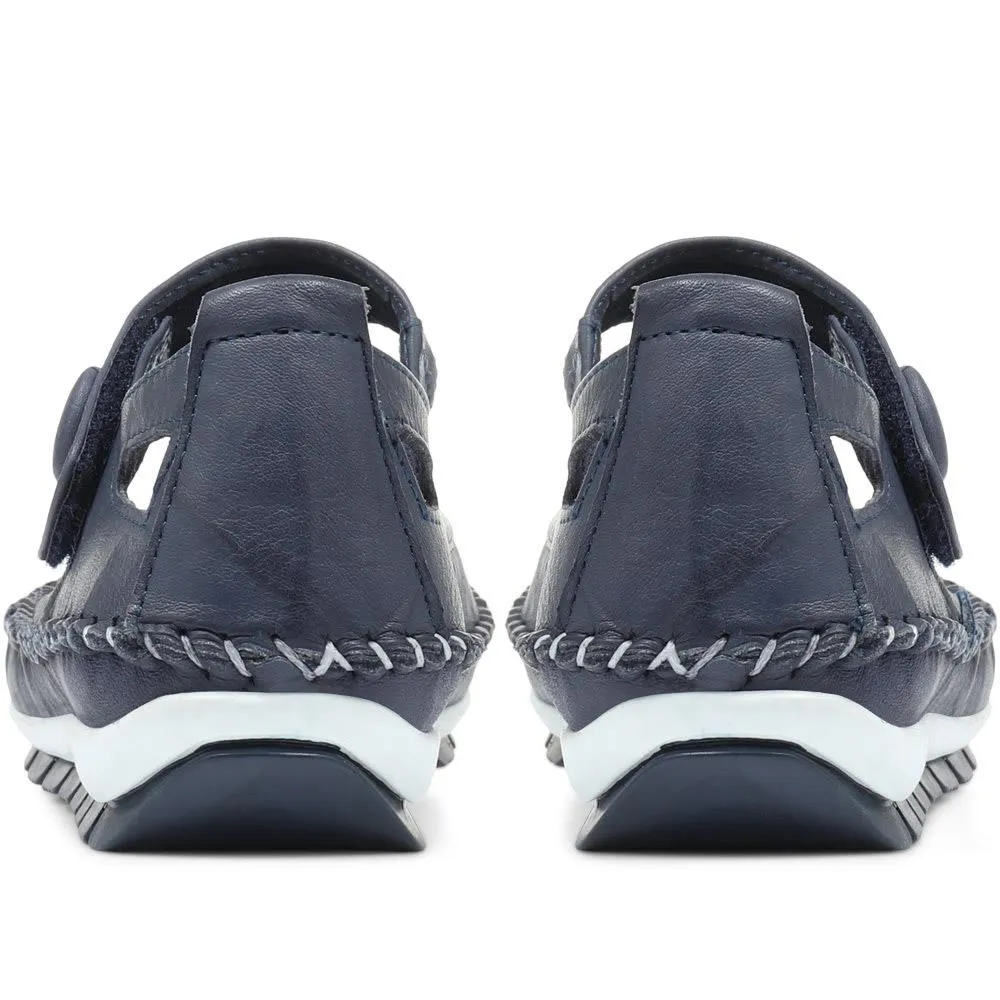 Leather Touch Fastening Mary Janes - SIMIN31005 / 318 210