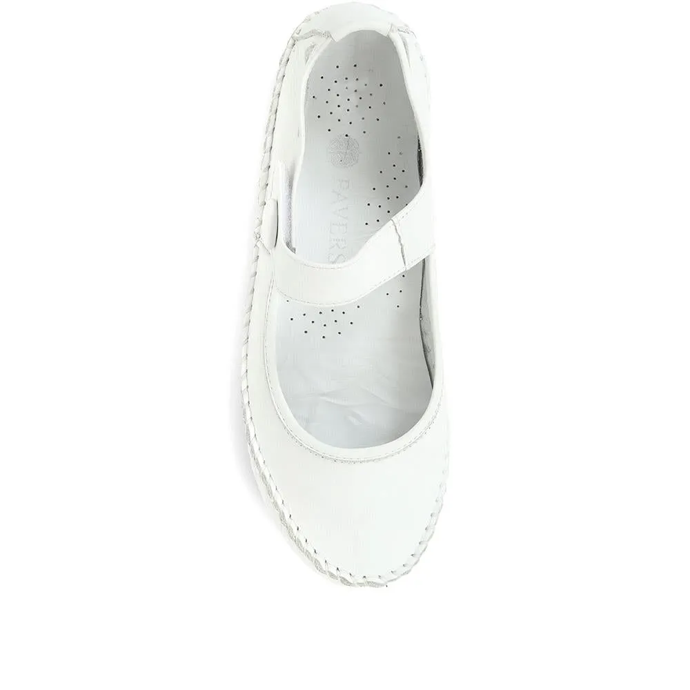 Leather Touch Fastening Mary Janes - SIMIN31005 / 318 210