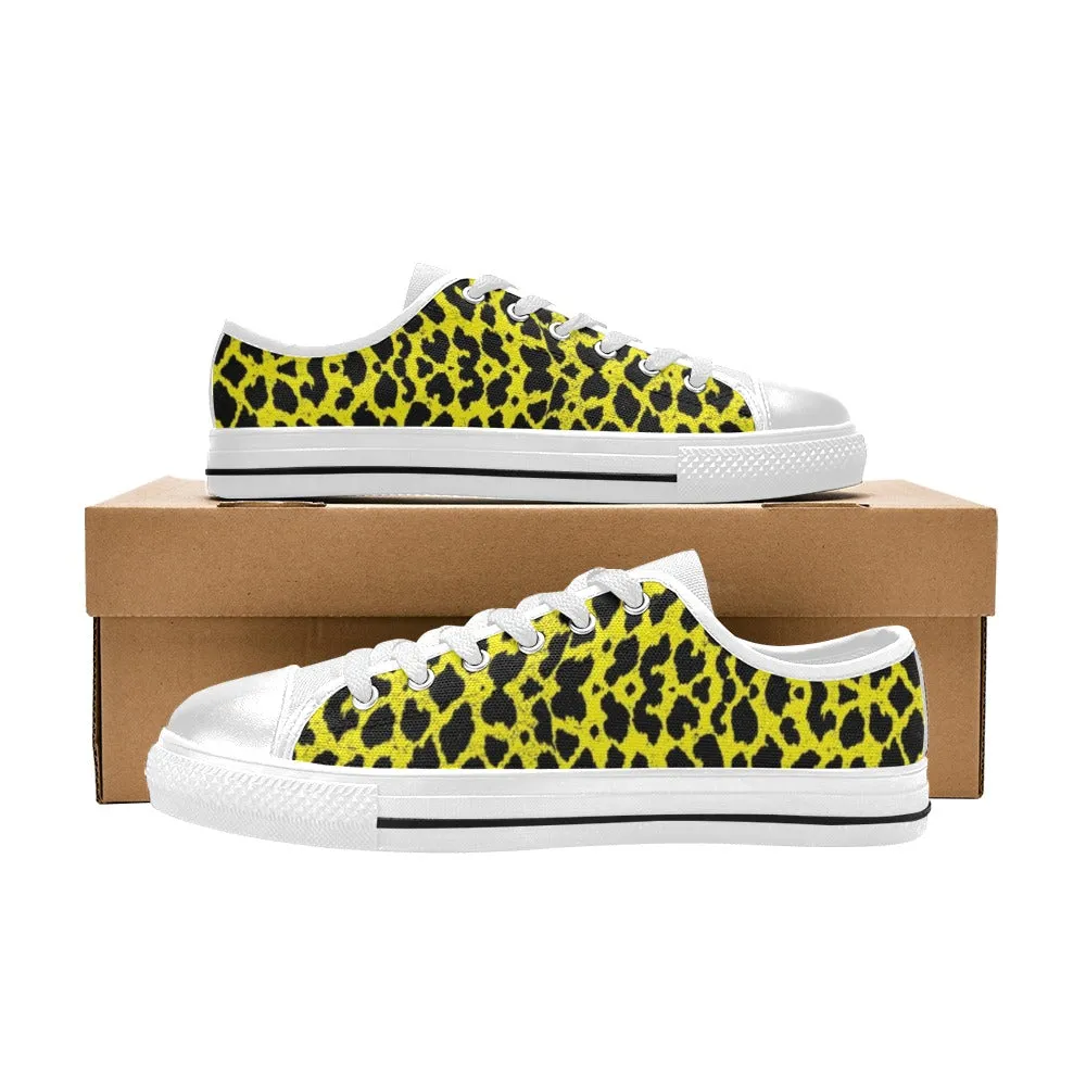 Lemon Leopard Women's Low Rise Shoes up to size 12