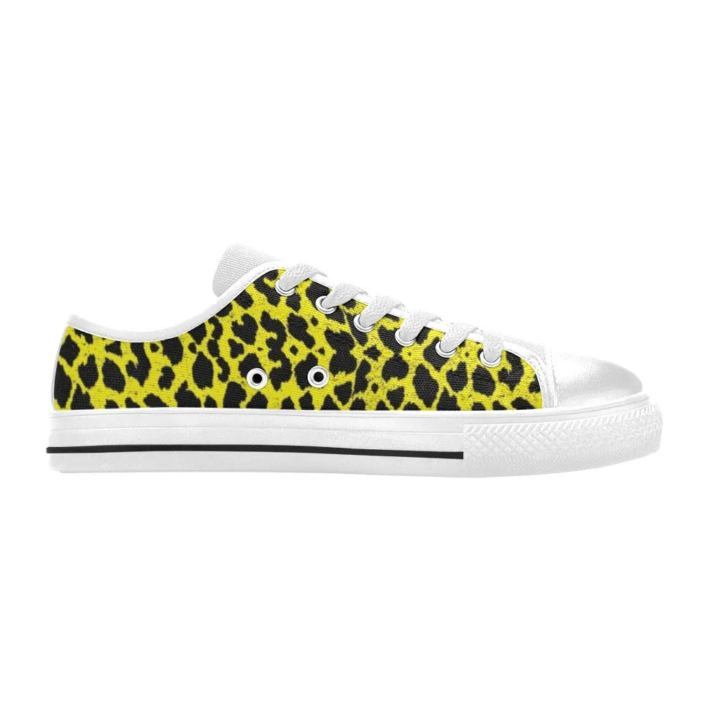 Lemon Leopard Women's Low Rise Shoes up to size 12