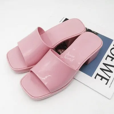 Liquid Candy Mule Heels