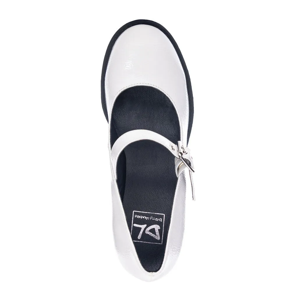 Lita Jane Platform White Patent