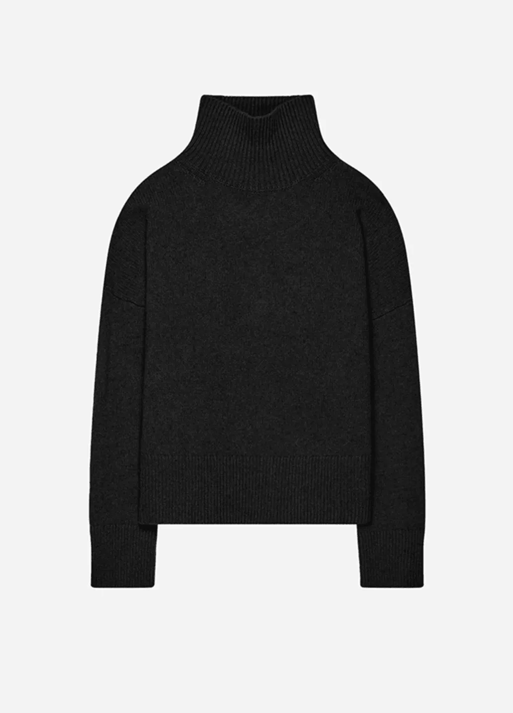 Malo Black Funnel Jumper