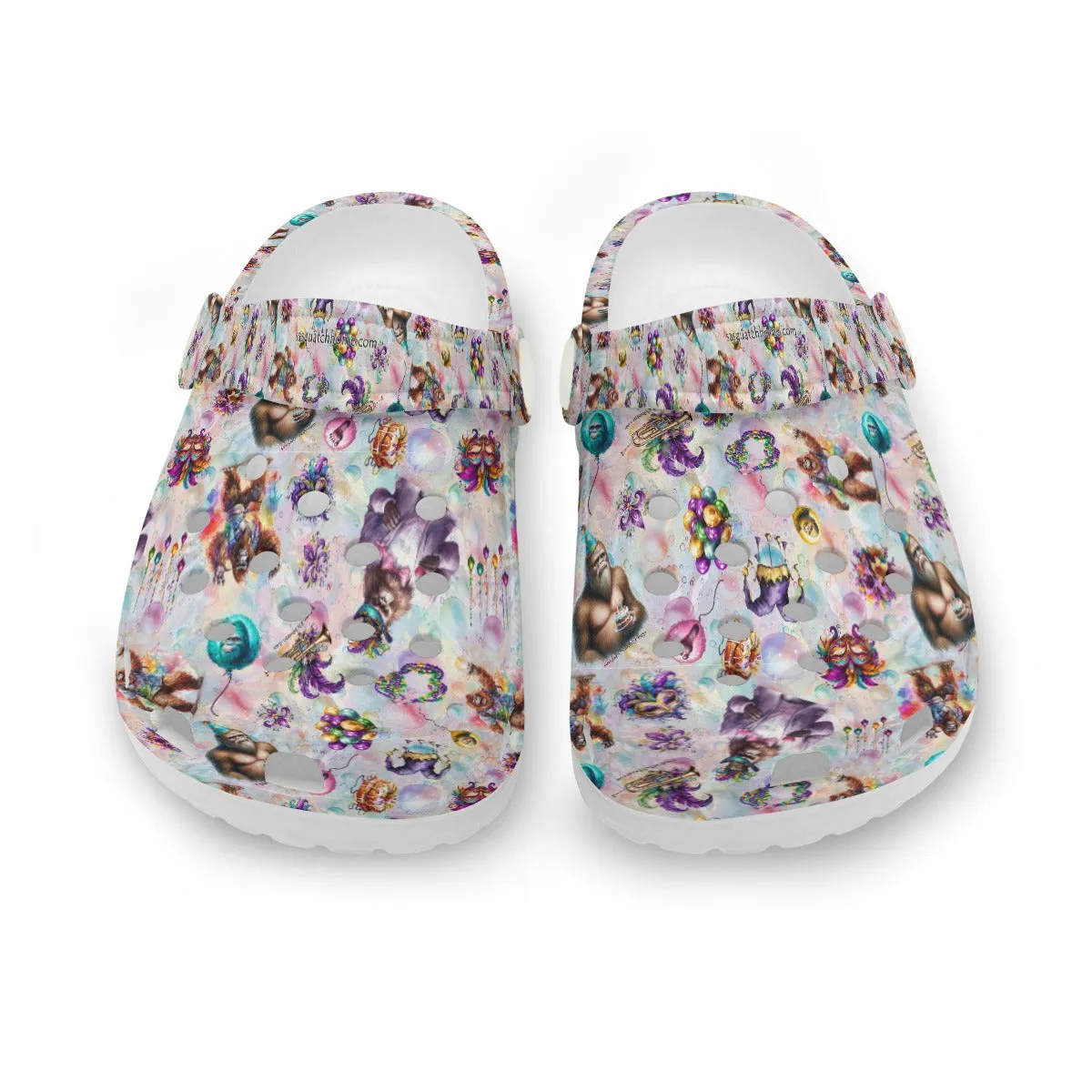 Mardi Gras Children's Hole Shoes