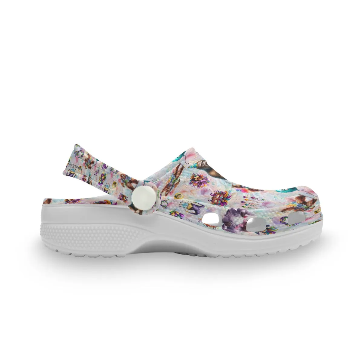 Mardi Gras Children's Hole Shoes