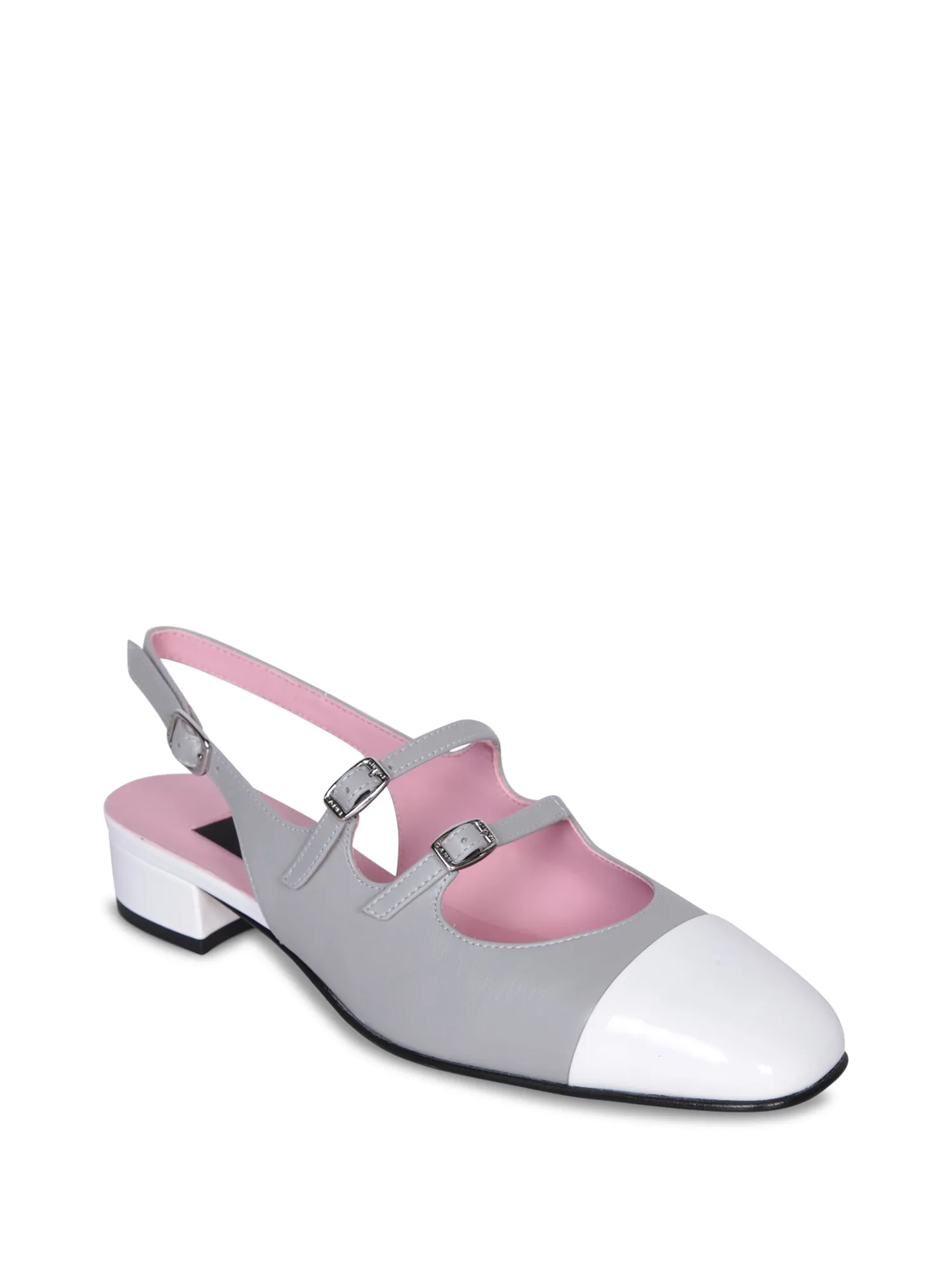 Mary Janes Abricot grey/ivory