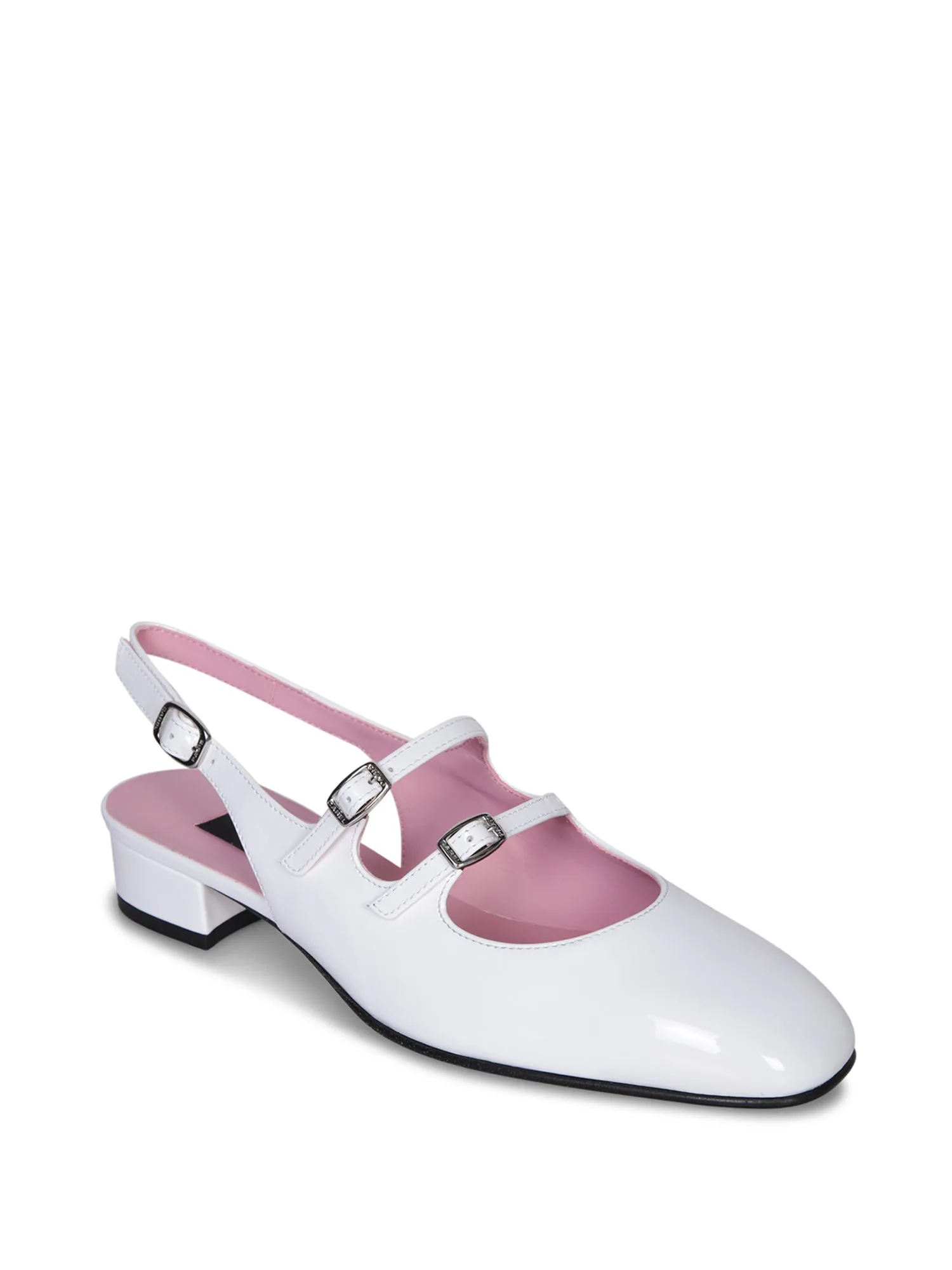 Mary Janes Peche white