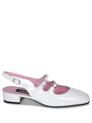 Mary Janes Peche white