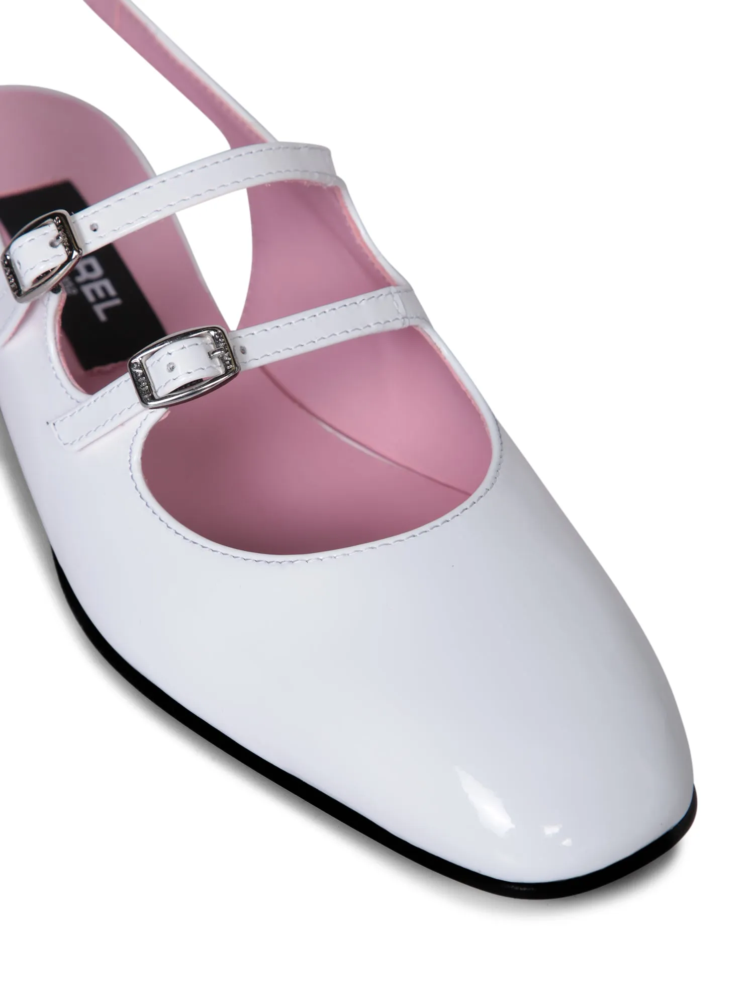 Mary Janes Peche white