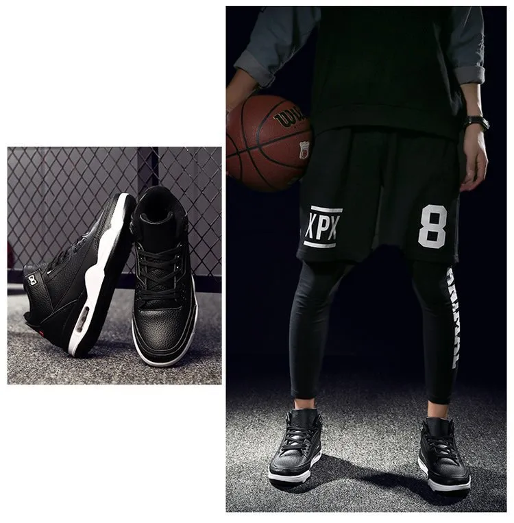 Men's Basketball Shoes, Large Size Air Cushion Sports Cushioning