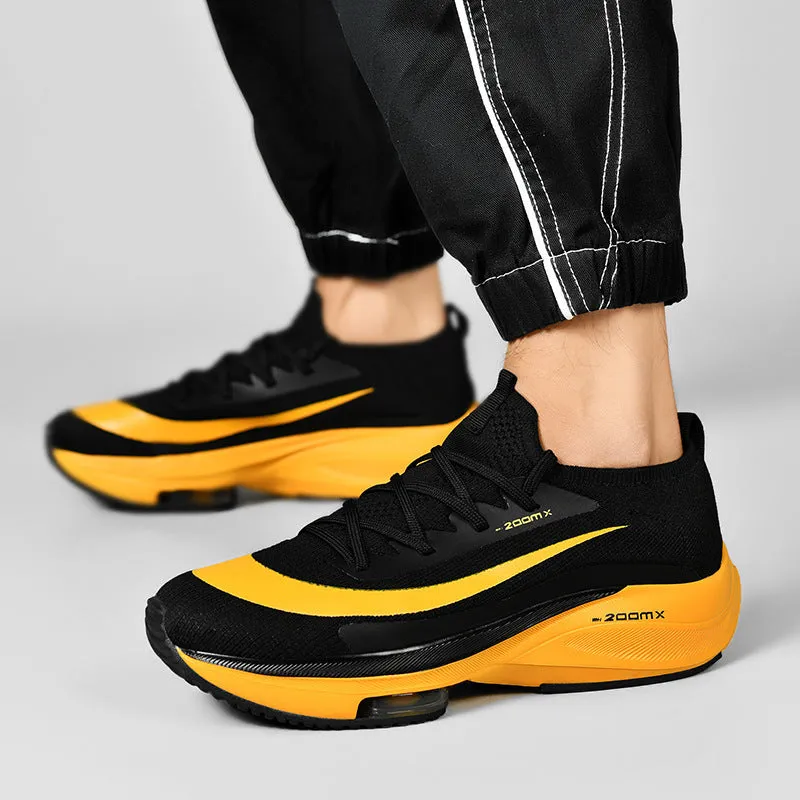 Men's Cushion Running Flying Woven Sports Shoes