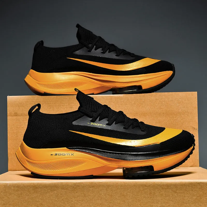 Men's Cushion Running Flying Woven Sports Shoes