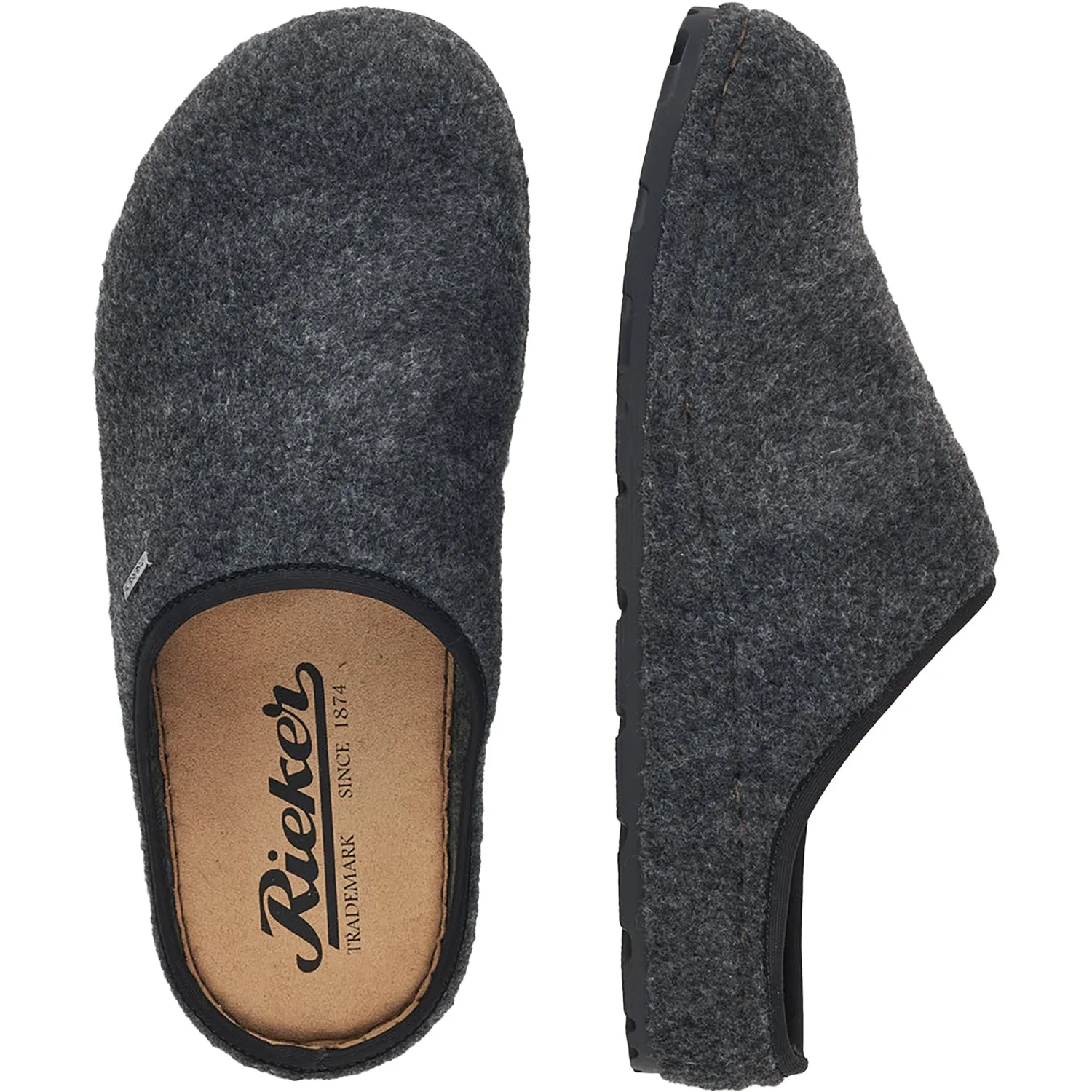 Men's Rieker 25698-45 Christoph 98 Anthrrazit Felt