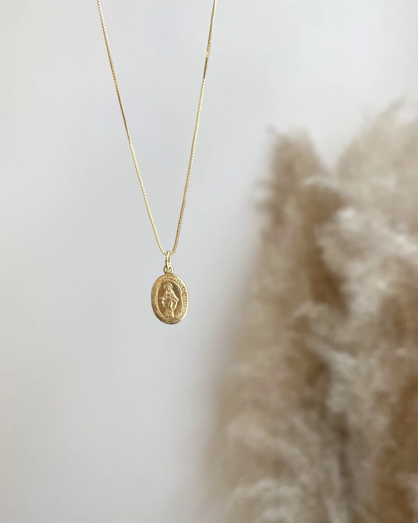 Mini Virgin Mary Necklace