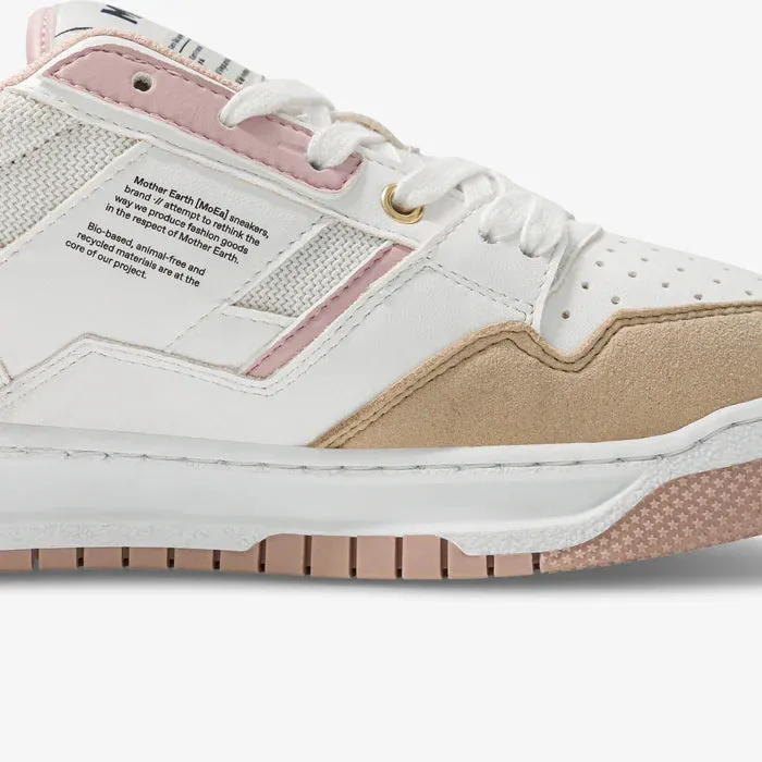 MoEa | GEN2 Corn Vegan Sneakers | White & Pink