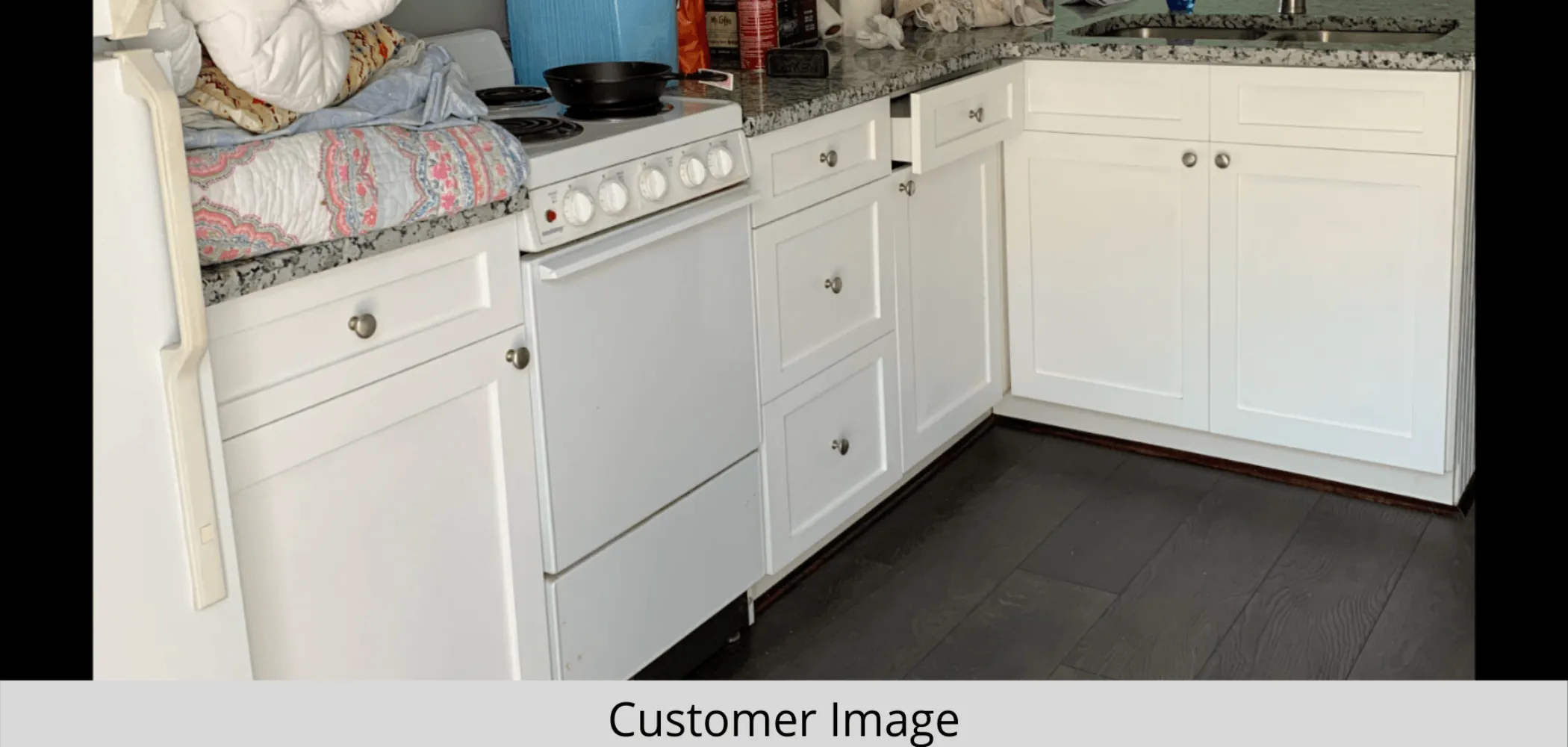 Naples Thermofoil Shaker Custom Cabinet Drawer Fronts