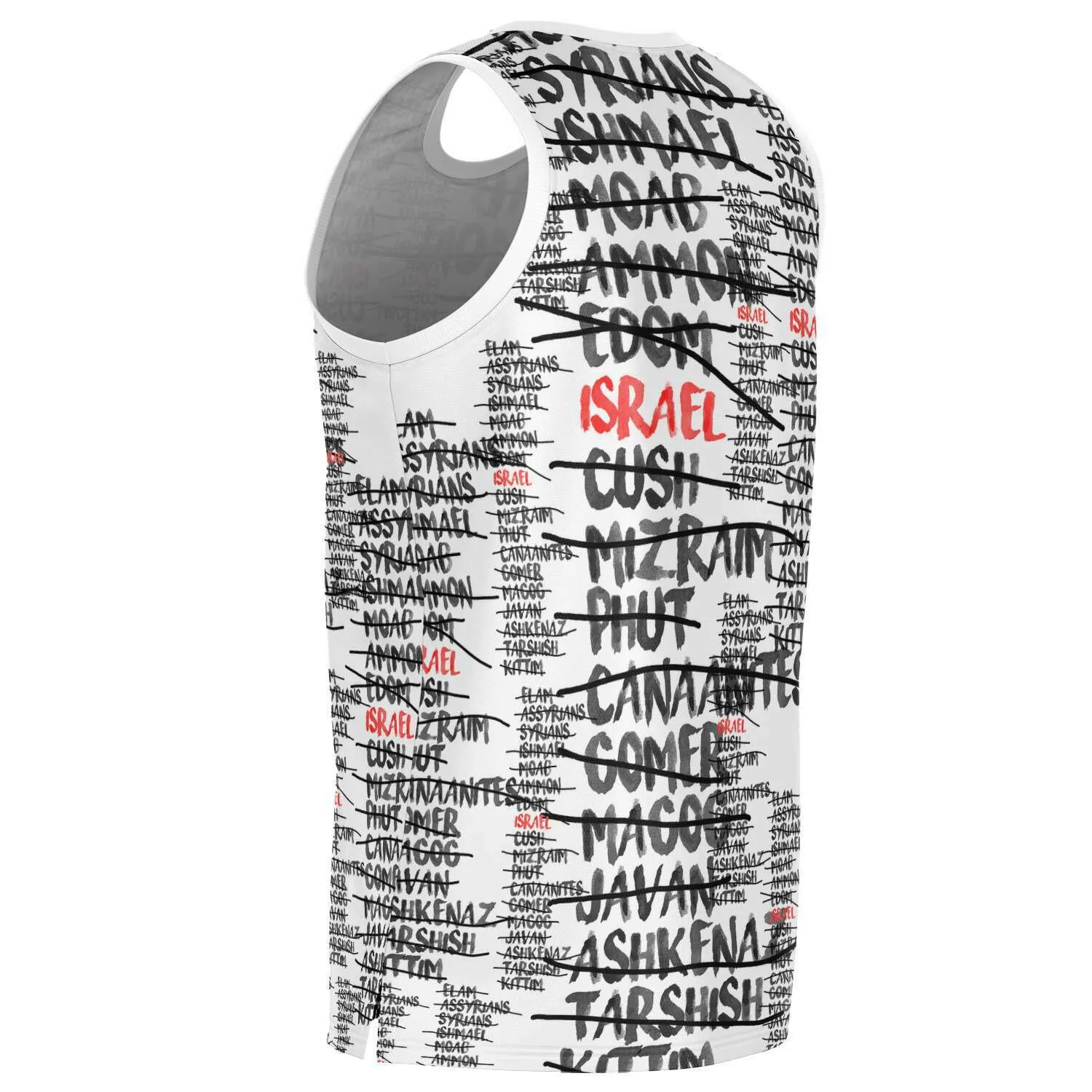 Nations Of The Bible Basketball Jersey