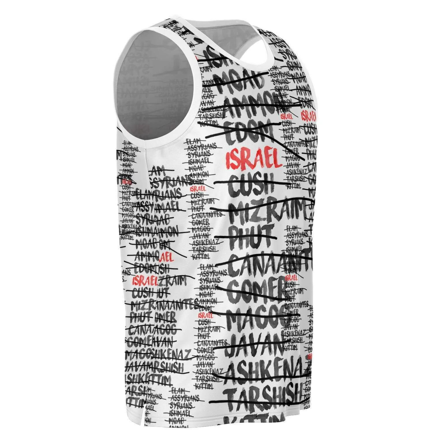 Nations Of The Bible Basketball Jersey